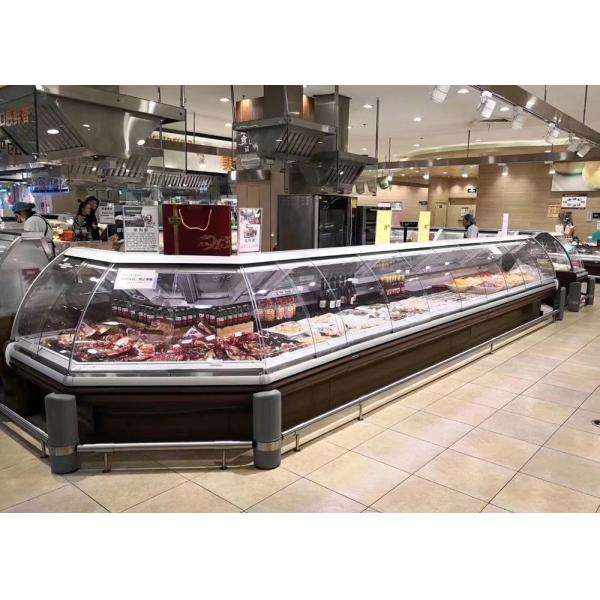 цвет холодильника дисплея 2 ~8 гастрономов свежего мяса ℃ подгонянный динамическим охлаждением