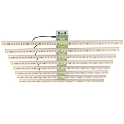 o diodo emissor de luz de 600W 1560μ Mol Plant cresce luzes 6 barras EPAR 380nm-760nm