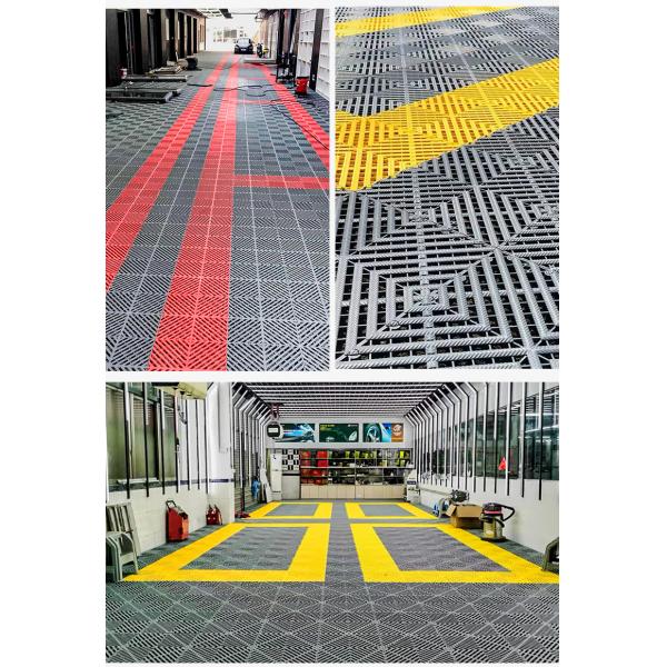 PP Grid Floor Grille The Perfect Choice for High Duty Plastic Car Garage Floor Tiles