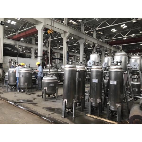 Stainless Steel  Polished Reaction Kettle Gas Tank With ASME Certificate