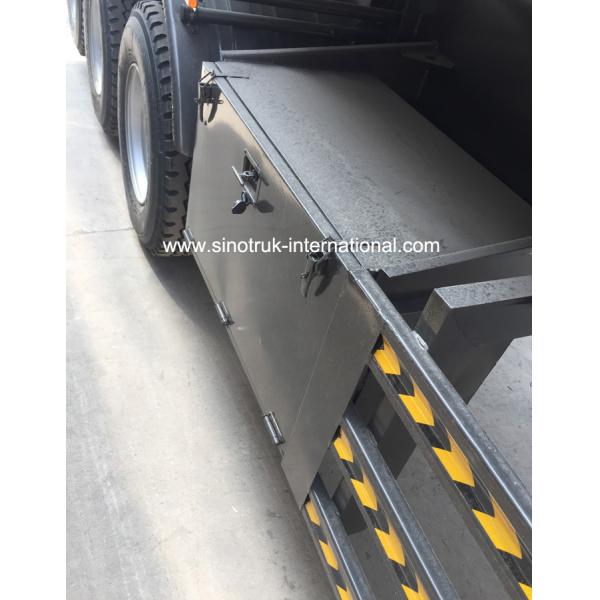 Hydraulic Heavy Equipment Flatbed Semi Trailer Storage Boxes For Mining Industry