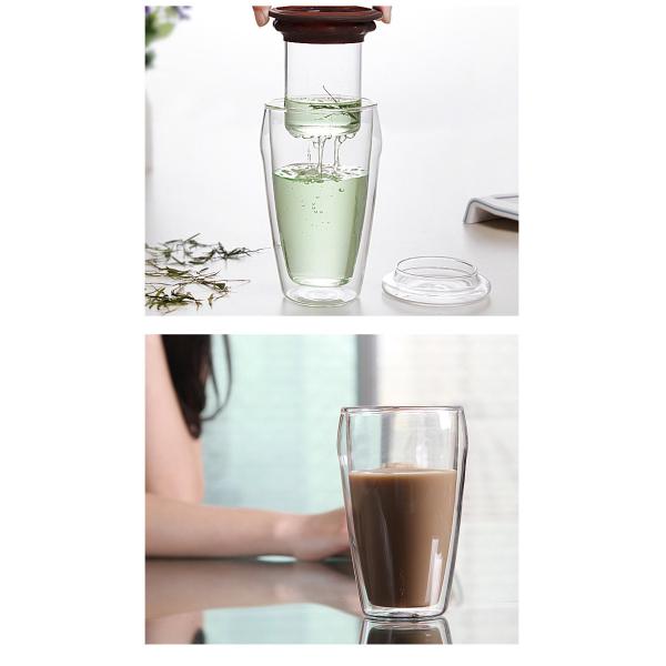 Создатель чая чашки Инфузер чая боросиликатного стекла для зацветать/свободные лист/зеленого чая