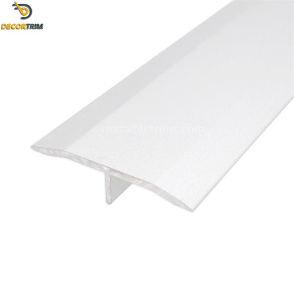 24.8mm Aluminium Floor Cover Strip , Anodized T Mould Transition Strip