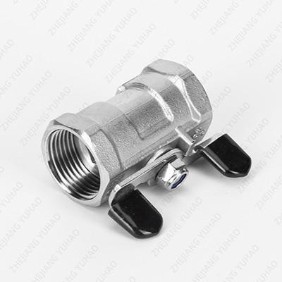 Stainless Steel Butterfly Valve 1/8-46 NPT/BSPT Threaded