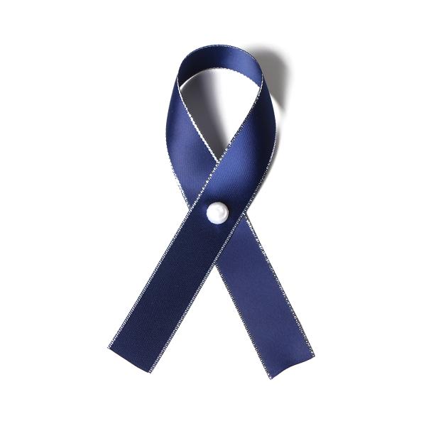 Gift Decoration Blue Satin Ribbon Bow Pre Tied with Elastic Loop Custom Sample