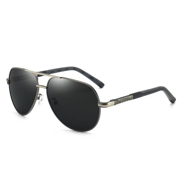 Stylish UV400 Polarized Sunglasses Black Square Unisex Vendors Trendy Mens