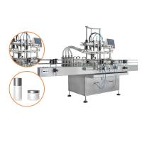 Équipement de remplissage à piston horizontal à plusieurs têtes en ligne automatique