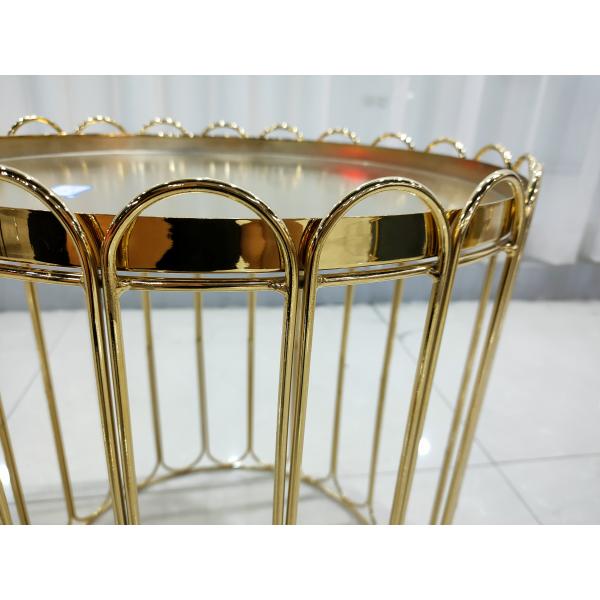 50cm Gilt Coffee Table