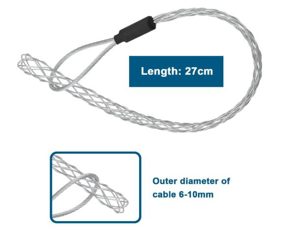 Mesh Cable Puller Galvanizing Eye Mesh Cable Wire Grip Metal Cable Wire Grip Cable Puller