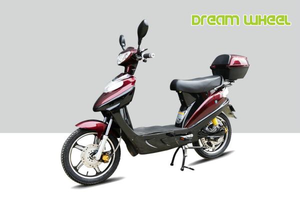 72V 500W Pedal Assisted Electric Scooter , Electric Moped Scooter With Pedals