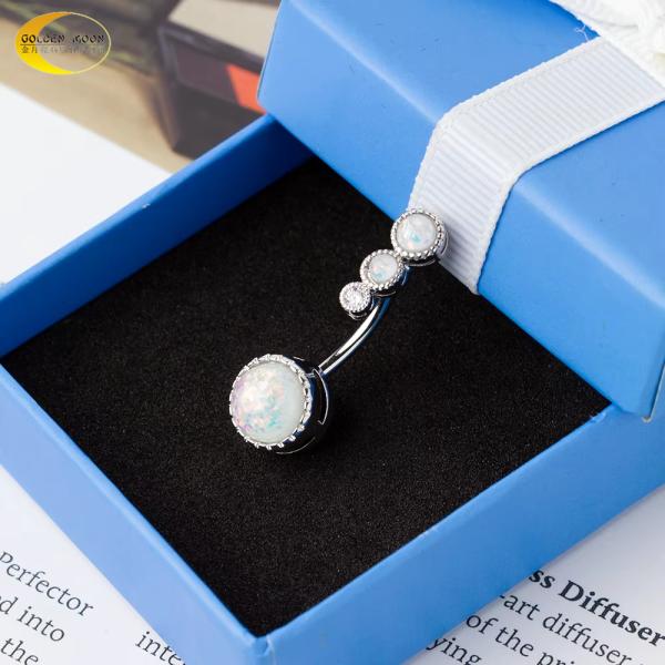 Piercing de corps en acier inoxydable sans décoloration bijoux piercing du nombril bijoux