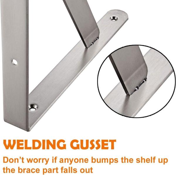 Stainless Steel Triangle Bracket for Fastening Metal Structures Customized and Sample