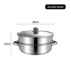 Hot Selling Cookware Cooking Food Steamer Stainless Steel Steamer Pot Kitchen Soup Pot With Steamer