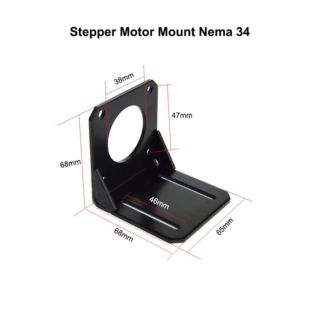 Крепежная деталь места кронштейна Stepper мотора NEMA17 NEMA23 алюминиевая фиксированная
