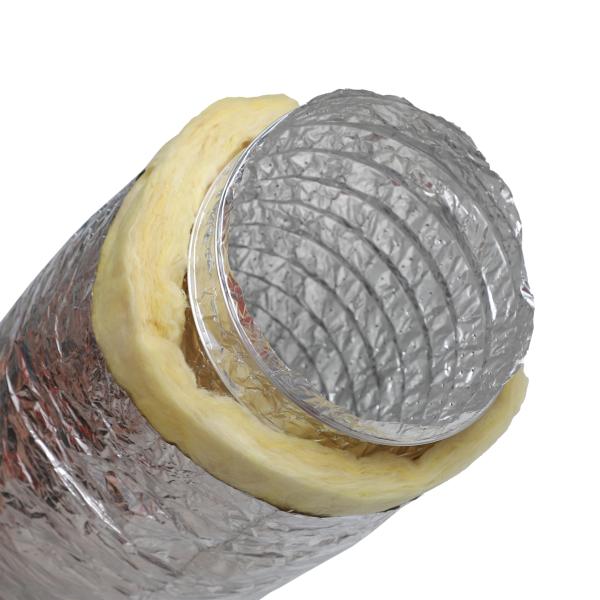 100mm Insulated Flexible Air Duct For Thermal Insulation And Performance In HVAC Systems