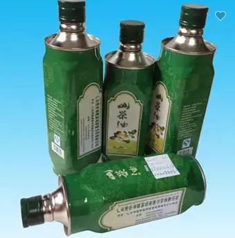 New Custom Printing 500ml 1 Liter Square Engine Tin Oil Can Packaging Container Metal Airtight Cooking Olive Oil Tin Cans