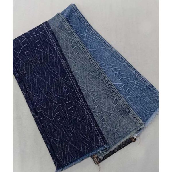 Beautiful pattern Heavy weight Dark blue with full width 180cm /10x7 Denim fabric for jeans