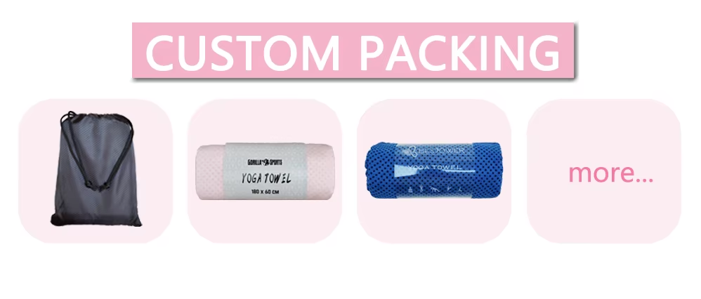 Serviettes de gym personnalisées de haute qualité avec logo, serviettes de yoga légères, serviettes de yoga en microfibre douce