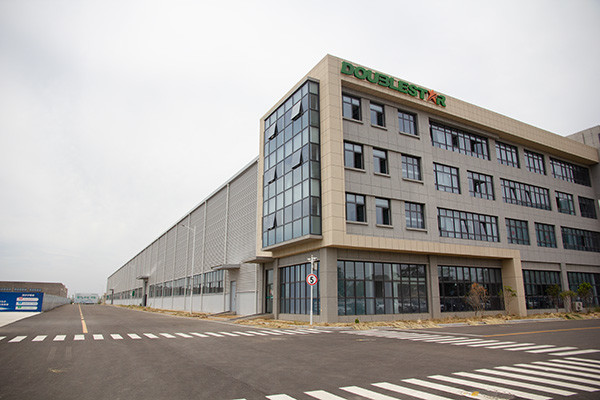 High Strength Steel Frame Commercial Building , Modern Prefabricated Building Factories