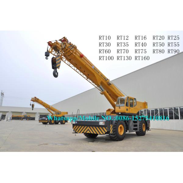 XCMG grue de camion de boom de terrain accidenté de 60 tonnes pour entreposer la construction basse RT60 RT60A