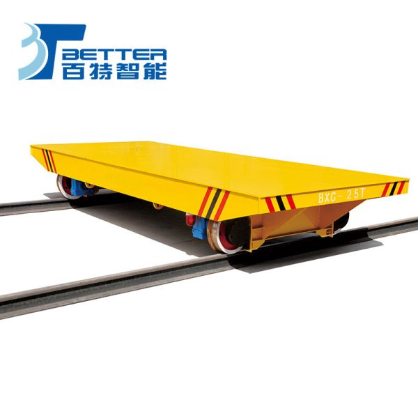 Custom Workshop Rail Transfer Cart For Smooth And Precise Material Handling