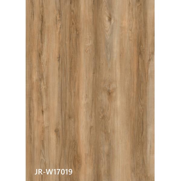 Запятнайте устойчивые 5.5mm SPC нажимает на справляться Hickory GKBM JR-W17019 Recyclable анти- удара американский