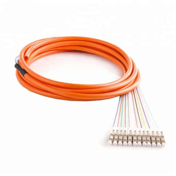 2.0mm 24 Fibers LC SC FC ST OM1 OM2 Fiber Optic Pigtail