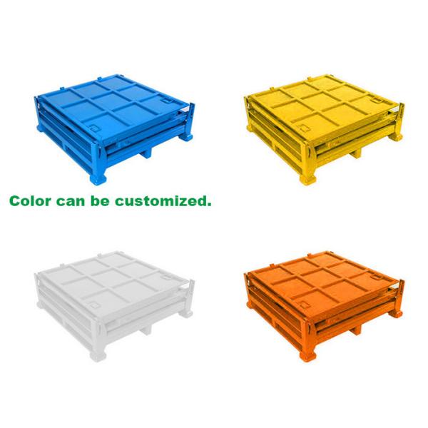 Envase plegable resistente de la jaula de las estanterías de secado del metal de la plataforma