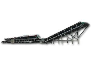 Heat Resistant Mining Belt Conveyor , Motorized Conveyor Belt Machine