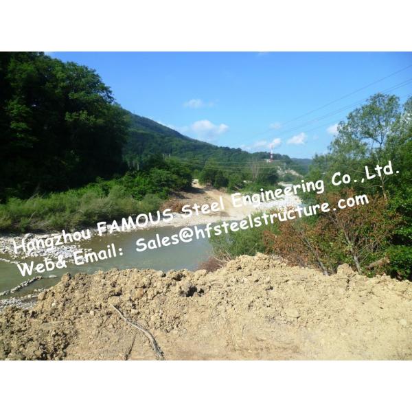 Мост Байлей стальной поставки Фабрикатор полуфабрикат стальной структурный усиленной стали К345