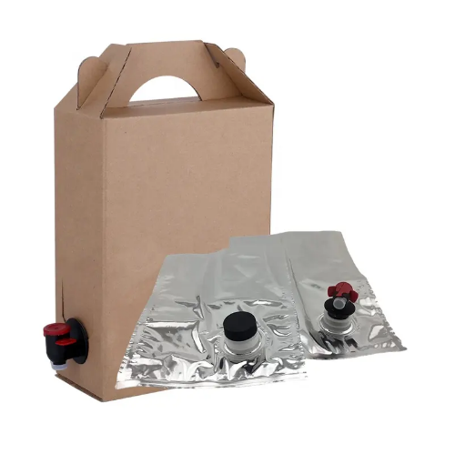 Leakproof Food Grade Aluminized Transparent Bag In Box For Liquid Packing