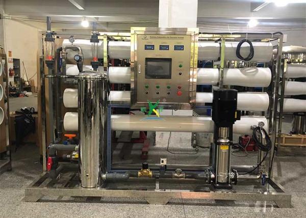 sistema industrial do RO do filtro de água da remoção do ferro 8T para beber
