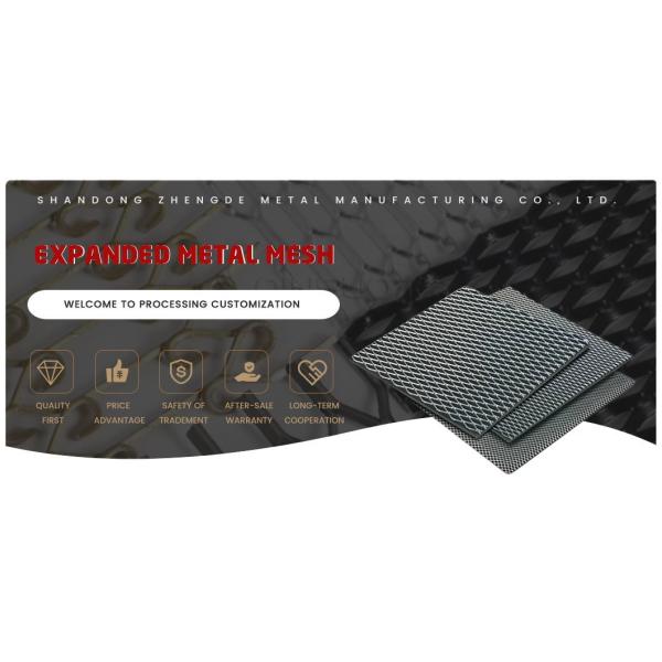 Tamaño personalizado 304 201 310 316 Aluminio acero inoxidable malla metálica expandida para fachada de pared