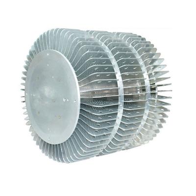 Dissipador de calor de alumínio expulso industrial para o perfil redondo do dissipador de calor da extrusão do dispositivo bonde do diodo emissor de luz