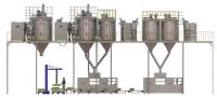 empaquetadora de pesaje automática del bolso 25kg para la pelotilla plástica OWP-A del fertilizante del arroz