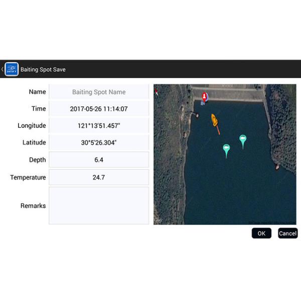 Деятельность касания робота рыбной ловли ДЭВИКТ простая/беспроводной робот рыбной ловли искателя рыб