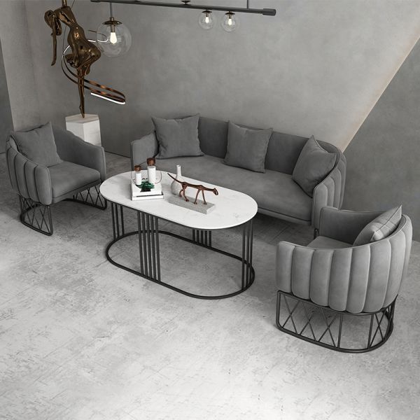 Minimalist Design Living Room Sectional Small Sofa Set Home Furniture Office Modular Luxury Modern Fabric Sofa