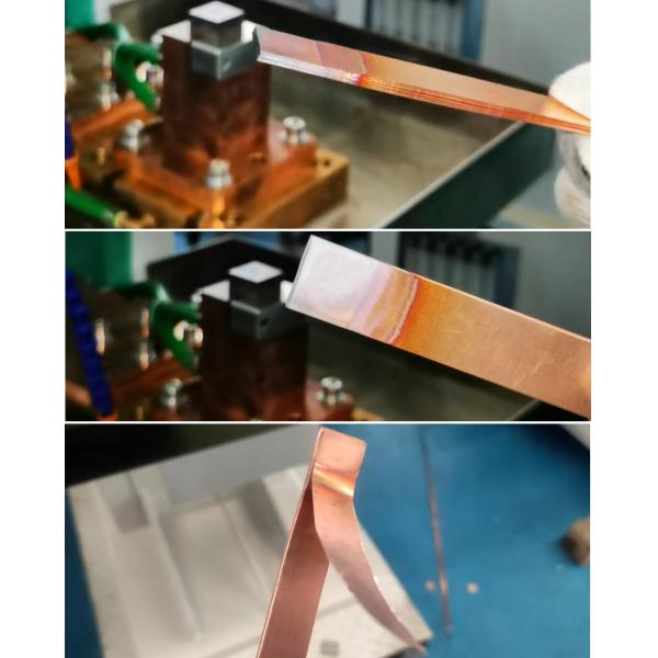 Copper Conductor Weld Polymer Pneumatic Hydraulic Diffusion Welding Machine