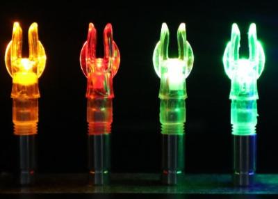 Id .165/.166/.204/.245(4mm/5mm/6mm/7.62mm) Red/Green/Muti/Blue/Yellow/Orange/Pink Color Arrow .Bolts Lighted Nocks