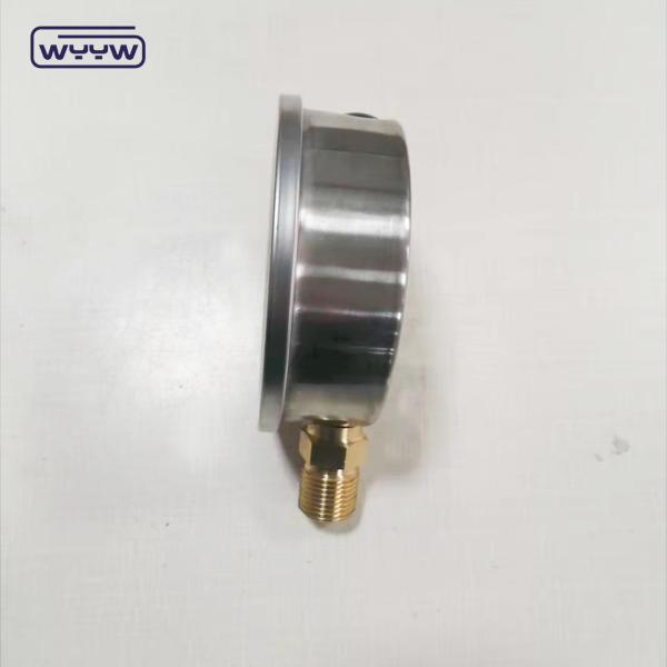 Portable Hydraulic Water Pressure Meter Tester Gauge Bottom Mount Case Stainless Steal 100MM Pressure Gauge 600 Bar
