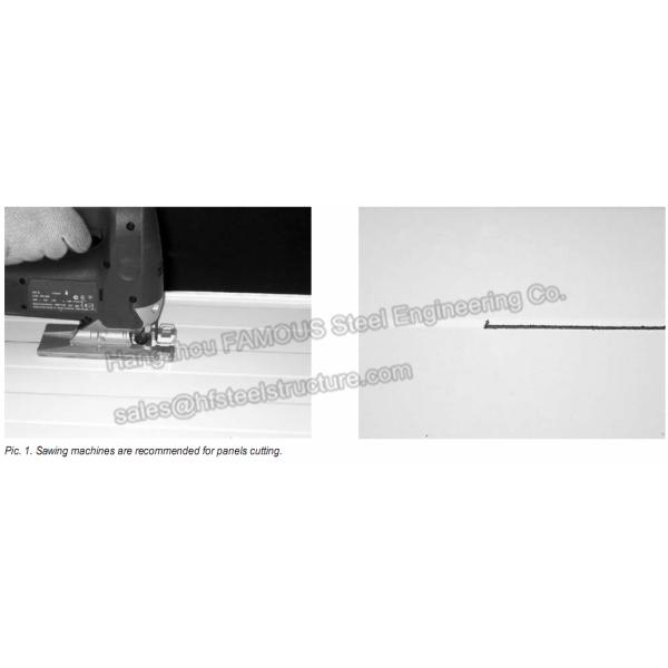 Толь панели сандвича дома панелей сандвича металла изолированный EPS