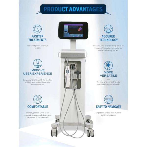Машина 5Mhz радиочастоты подтяжки лица частичная microneedling