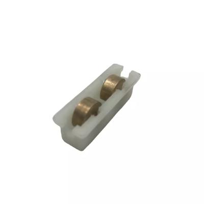 Double Copper Wheel Nylon Housing Sliding Plastic Door Roller For Aluminium Door & Window System