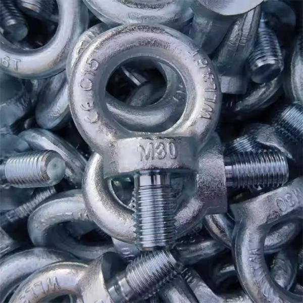 ZINC Finish Eye Bolt Eye Screw M6-M36 Carbon Steel Lifting Ring with Galvanized DIN580