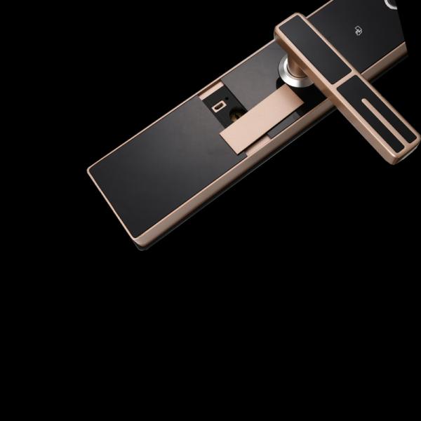 304 stainless steel breathing light fingerprint digital door lock