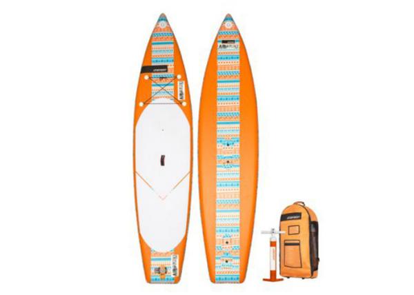 Orange Inflatable Sup Board for Adults , Sea Sport Inflatable Paddle Board For Surfing