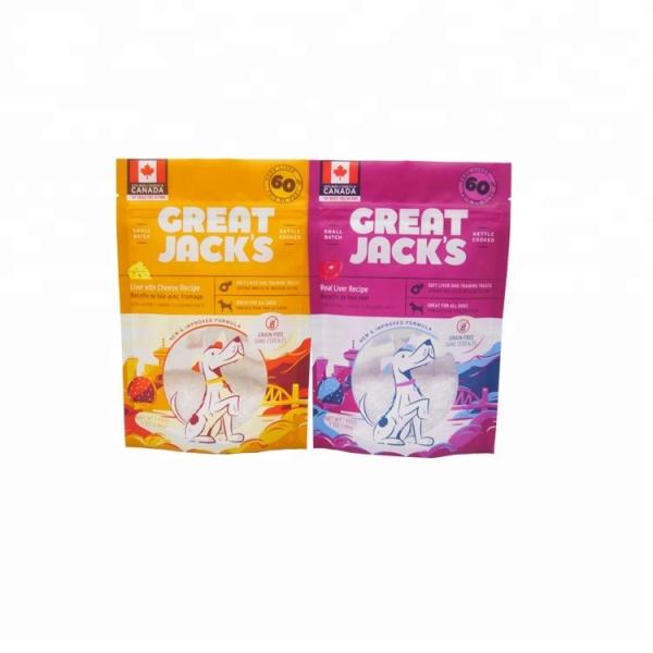 Food Grade Square Bottom Pouch Dog Packaging Disposable Paper Bag