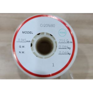 Топление провода нихрома Ni80 Cr20ni80 электрическое устойчивое