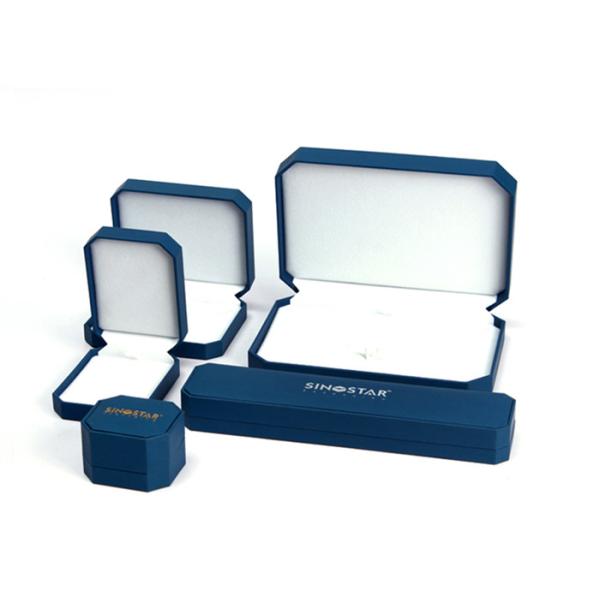 Водоустойчивый организатор шкатулки для драгоценностей серьги, голубой пластиковый ящик для хранения браслета