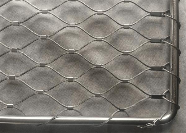 7X7 X Tend Cable Mesh Stainless Steel 2.0mm For Handrail Balcony Infill